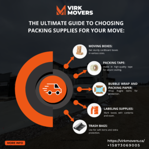 choosing packing supplies for your move