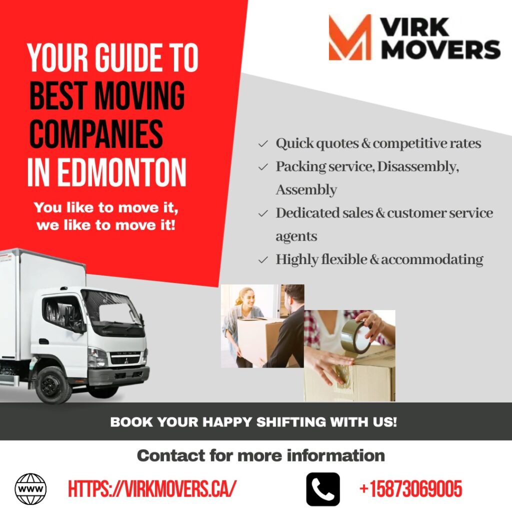 Best moving companies in Edmonton