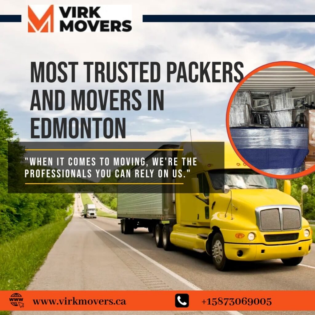 Most trusted Packers and Movers in Edmonton